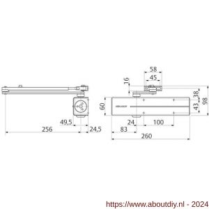 Assa Abloy deurdranger EN 3-6 DC300-----DEV1- - A19502076 - afbeelding 2