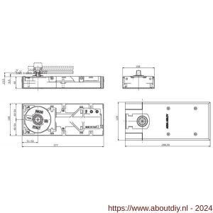 Assa Abloy Cam-Motion vloerveer EN 3/4 DC450-----4--90 - A19502298 - afbeelding 2