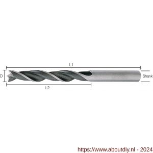 Labor FA140250 machinale houtboor CV 14.0x250 mm etui - A50303999 - afbeelding 1