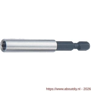 Labor IBH10070 bithouder 1/4 inch E6.3 QuickLock magnetisch met C-ring 75 mm - A50302571 - afbeelding 1