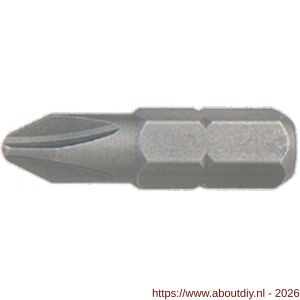 Labor IPHA0125 schroefbit 1/4 inch C 6.3 Phillips 1x25 mm set 10 stuks - A50302685 - afbeelding 1