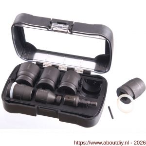 Labor IXZZ0009 Impact Premium slagdoppenset 1-2 inch binnenvierkant 11 delig SW13-17-19-21-24 - A50303874 - afbeelding 1