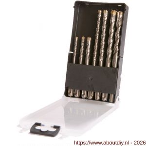 Labor KA070077 SDS Plus Premium hamerborenset 2/4-snijder 7 delig PVC 5-6-8x110 mm en 6-8-10-12x160 mm - A50304959 - afbeelding 1