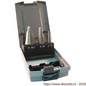 Labor KA300400 plaatborenset HSS-G geslepen 3 delig kunststof 3-14/5-20/16-30.5 mm - A50304969 - afbeelding 1
