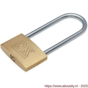 Dulimex DX BPL 940B KD cilinderhangslot DX 40 mm beperkt verschillend sluitend met hoge beugel enkel vergrendeld - A30201568 - afbeelding 1