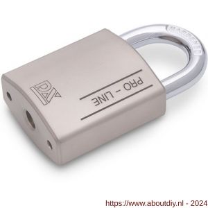 Dulimex DX HSPRO 40 O SE hangslot DX PRO-line 40 mm verschillend sluitend open beugel 3 sleutels en security card zilver - A30204140 - afbeelding 1