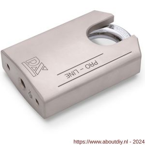 Dulimex DX HSPRO 70 C SE hangslot DX PRO-line SKG** 70 mm verschillend sluitend gesloten beugel 3 sleutels en security card zilver - A30204152 - afbeelding 1