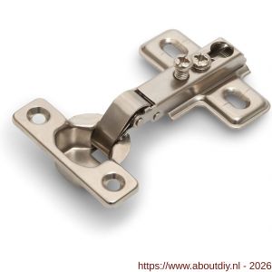 Dulimex DX MS 26A095M B inboorkastscharnier opliggend diameter 26 mm 95 graden staal vernikkeld - A30202830 - afbeelding 1