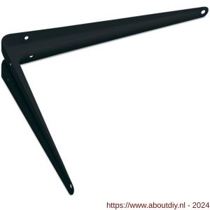Dolle ES 1015B plankdrager staal geperst 110x140 mm zwart gelakt - A30204834 - afbeelding 1