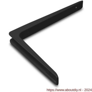 Dulimex Dolle ES 3253B aluminium plankdrager 200x250 mm zwart gelakt - A30203136 - afbeelding 1