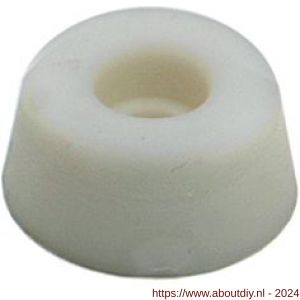 Dulimex DX CBR 10 WE closetbuffer DX diameter 20x10 mm rubber wit - A30203972 - afbeelding 1