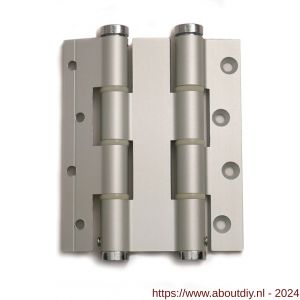 Justor DVD 120/30 SE deurveerscharnier dubbel 120/30 mm zilvergrijs - A30204167 - afbeelding 1