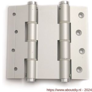 Justor DVD 120/40 SE deurveerscharnier dubbel 120/40 mm zilvergrijs - A30204169 - afbeelding 1