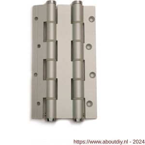 Justor DVD 180/40 SE deurveerscharnier dubbel 180/40 mm zilvergrijs - A30204173 - afbeelding 1