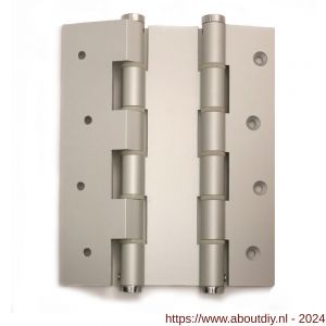 Justor DVDM 120 SE deurveerscharnier 120 mm dubbel muur montage zilver - A30204177 - afbeelding 1