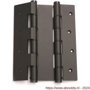 Justor DVDM 120 BE deurveerscharnier 120 mm dubbel muur montage zwart - A30204178 - afbeelding 1