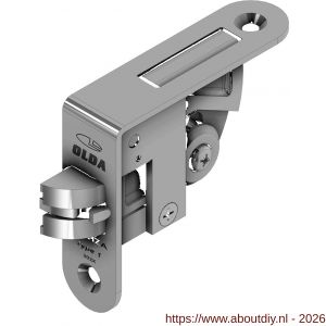 Olda 26 HZA T1 automatische kantschuif type 26 HZA type 1 hoek model staal verzinkt voor stalen-aluminium deuren - A30205035 - afbeelding 1