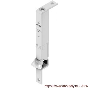 Olda 39 HZA T1 automatische kantschuif type 39 HZA type 1 smal 16 mm staal verzinkt voor stalen-aluminium-houten deuren - A30205051 - afbeelding 1