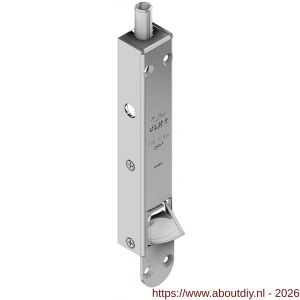 Olda 28 HZA 20 T2 automatische kantschuif type 28 HZA type 2 verlengde schoot +20 mm staal verzinkt voor houten deuren - A30205034 - afbeelding 1