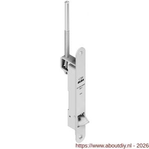 Olda 33 HZAR8F T2 automatische kantschuif type 33 HZAR type 2 schoot diameter 8 mm lengte 60 mm staal verzinkt voor stalen-aluminium-houten deuren - A30205022 - afbeelding 1