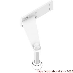 Olda 73 DS WT deurbegrenzer type 73 DS WT staal wit - A30205100 - afbeelding 1