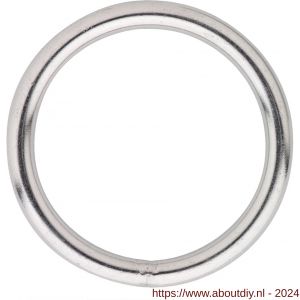 Dulimex DX RLI 0640ZL gelaste ring 40-6 mm RVS AISI 316 per stuk gelabeld - A30200633 - afbeelding 1
