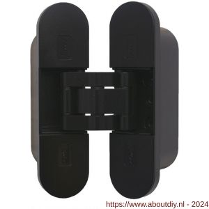TKZ 3D BE Esprit Z 3D scharnier 29x111 mm minimale deurdikte 40 mm CE zamac zwart - A30204890 - afbeelding 1