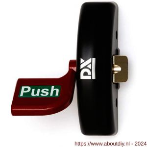 Dulimex DX PO 501P EB RZ anti-paniekpushpad DX 501P enkele deur 1-puntssluiting zijsluitend rood-zwart - A30202466 - afbeelding 1