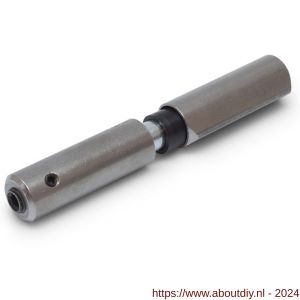 IBFM Dulimex DX HPL WR A 150B aanlaspaumelle verstelbaar stalen pen zonder ring 150x22 mm 134 mm lang-16 mm verstelbaar maximaal 150 mm lang blank staal - A30203672 - afbeelding 1