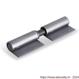 Dulimex DX HPL WR LP 120 aanlaspaumelle losse pen gegalvaniseerd met blad 120x12 mm blank staal - A30204718 - afbeelding 1