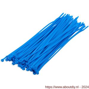 Dulimex DX 84300-48 kabelbundelband nylon 6.6 blauw 4,8x300 mm - A30200110 - afbeelding 1