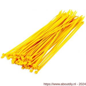 Dulimex DX 86370-76 kabelbundelband nylon 6.6 geel 7,6x370 mm - A30200116 - afbeelding 1
