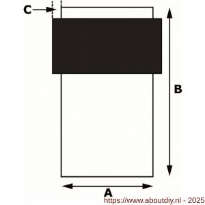 Dulimex DX DST V RB 29SF deurstopper 29x50 mm vloermodel met ronde bovenkant RVS - A30202616 - afbeelding 2