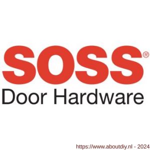 Soss MSO 204A NP scharnier Soss 204A NP 13x60 mm deurdikte 19 mm verstelbaar zamac vernikkeld - A30201925 - afbeelding 2