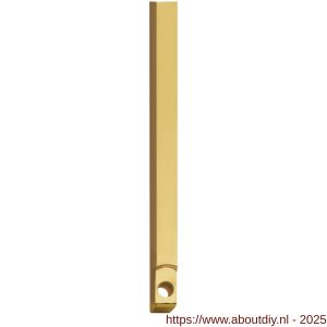 Intersteel 5620 stangenset voor kruk-espagnolet lang 125 cm messing ongelakt - A26000120 - afbeelding 1