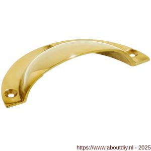 Intersteel Living 8752 komgreep opschroevend messing ongelakt - A26004676 - afbeelding 1
