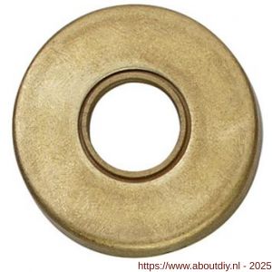 Intersteel 3186 rozetten verdekt diameter 49x7 mm messing getrommeld - A26007566 - afbeelding 1