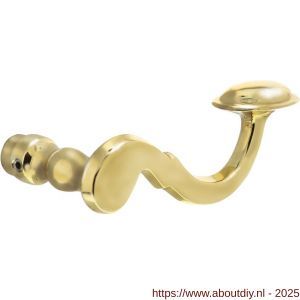 Intersteel 0293 deurkruk Posthoorn messing gelakt - A26001725 - afbeelding 1