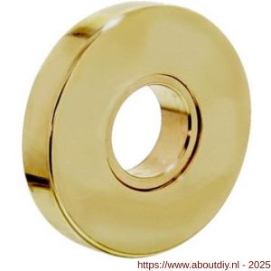 Intersteel 3156 rozetten verdekt diameter 50x8 mm messing gelakt - A26007567 - afbeelding 1
