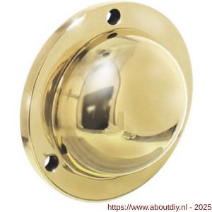 Intersteel Living 3975 afdekplaatje voor bout voordeurknop messing gelakt - A26007543 - afbeelding 1