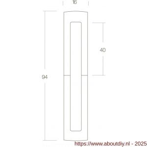 Intersteel Living 4540 sierhuls stomp 40x40 mm messing gelakt - A26007210 - afbeelding 2