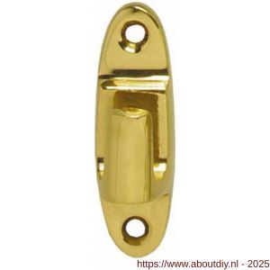 Intersteel 5615 sluithaak voor raamsluiting Dudok messing gelakt - A26003651 - afbeelding 1