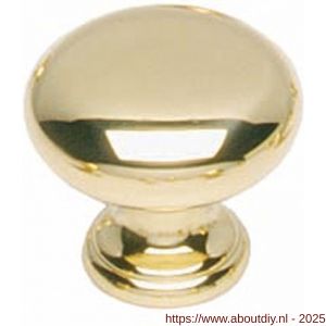 Intersteel Living 8478 meubelknop Paddenstoel diameter 30 mm messing gelakt - A26007856 - afbeelding 1