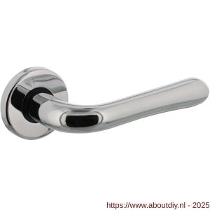 Intersteel 0198 deurkruk gatdeel rechts Saturnus op rozet verdekt diameter 49x7 mm chroom - A26000245 - afbeelding 1