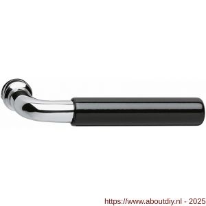 Intersteel 0216 deurkruk Palma chroom-zwart - A26007479 - afbeelding 1