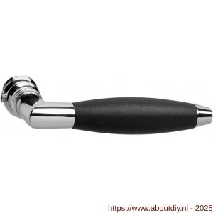 Intersteel 0371 deurkruk Marloes chroom-ebbenhout - A26001874 - afbeelding 1