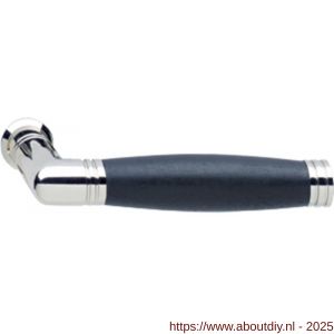 Intersteel 0375 deurkruk gatdeel Ton 222 chroom-ebbenhout - A26001110 - afbeelding 1
