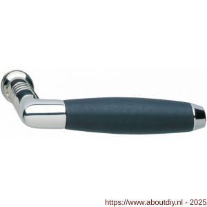 Intersteel 0377 deurkruk gatdeel Ton 400 chroom-ebbenhout - A26001111 - afbeelding 1