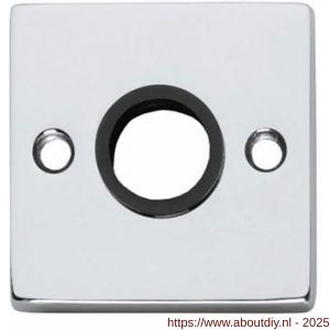 Intersteel 3184 rozetten 55x55x8 mm met nokken chroom - A26002430 - afbeelding 1