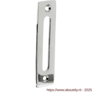 Intersteel 3700 sluitplaat vlak voor WC-overslag Vrij-Bezet chroom - A26005020 - afbeelding 1